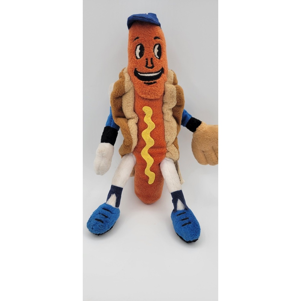 Vintage Los Angeles Dodgers Plush Dodger Dog Fiesta MLB Baseball Mascot Toy